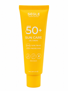 SEGLE Сонцезахисний крем-гель для обличчя SPF 50+ SUN CARE CREAM 5871 фото