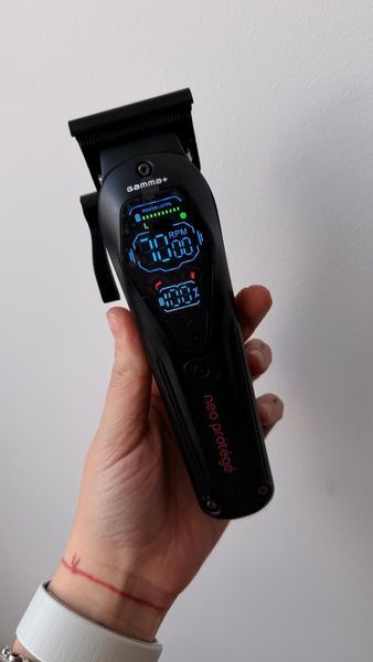 GAMMA+ Професійний набір машинки та тримера з цифровим дисплеєм NEO PROT&Eacute;G&Eacute; 4148 фото