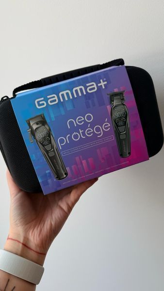 GAMMA+ Професійний набір машинки та тримера з цифровим дисплеєм NEO PROT&Eacute;G&Eacute; 4148 фото
