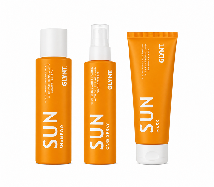 GLYNT Літній набір для захисту та відновлення волосся + сумка SUN CARE SET 4162 фото